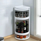3 layers - Multifunctional 360° corner shelf organizer