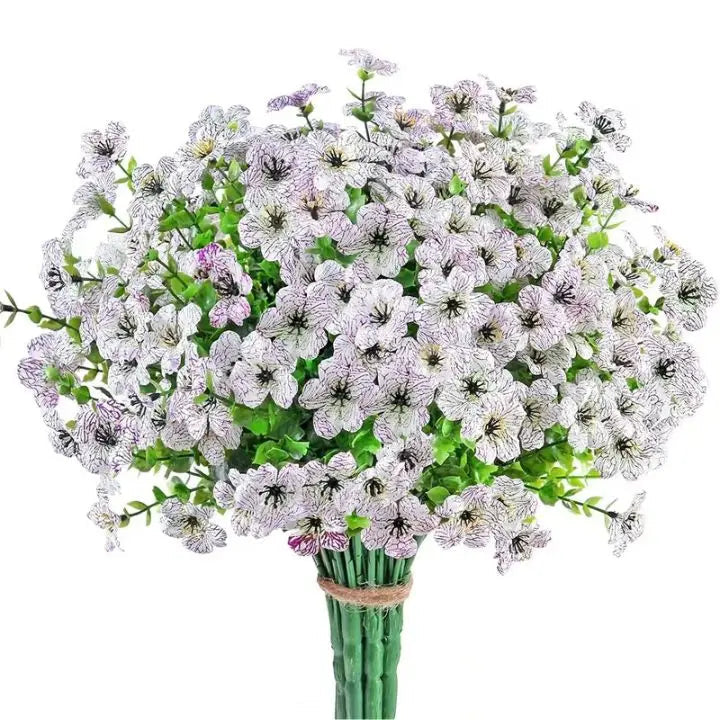 3 Bouquet artificial flowers for indoor & outdoor – Weather-resistant, low-maintenance & colorful