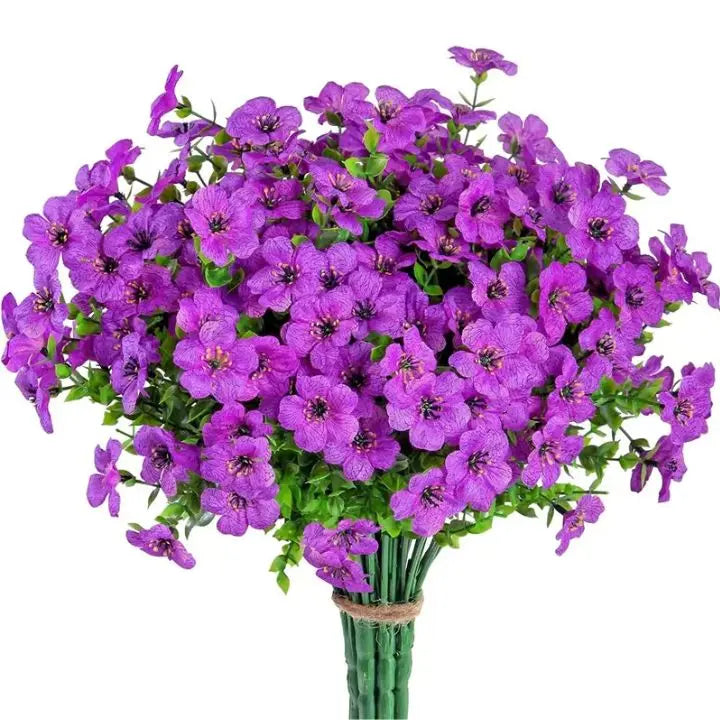 3 Bouquet artificial flowers for indoor & outdoor – Weather-resistant, low-maintenance & colorful