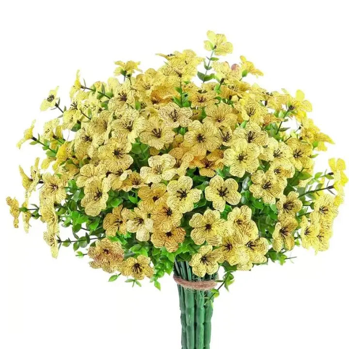 3 Bouquet artificial flowers for indoor & outdoor – Weather-resistant, low-maintenance & colorful