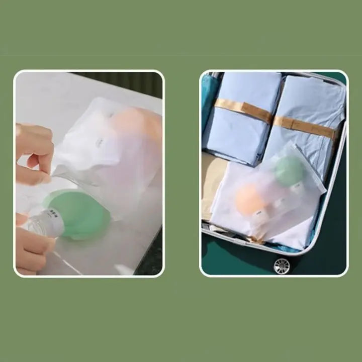 3 Piece Leakproof Silicone Travel Bottles – BPA-free