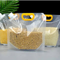 3 pieces | Large storage bags - Leak-proof, standing, and reusable