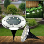 3 Piece Solar Ground Lights – Elegant Outdoor Lighting without Cables