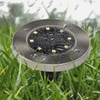 3 Piece Solar Ground Lights – Elegant Outdoor Lighting without Cables