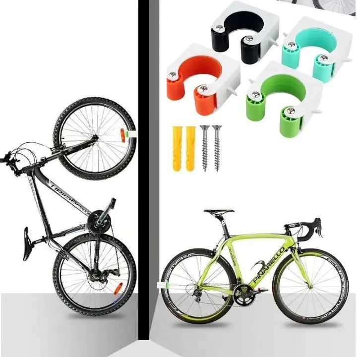 3 Pieces Wall Bike Holder – Space-Saving Storage for All Bikes