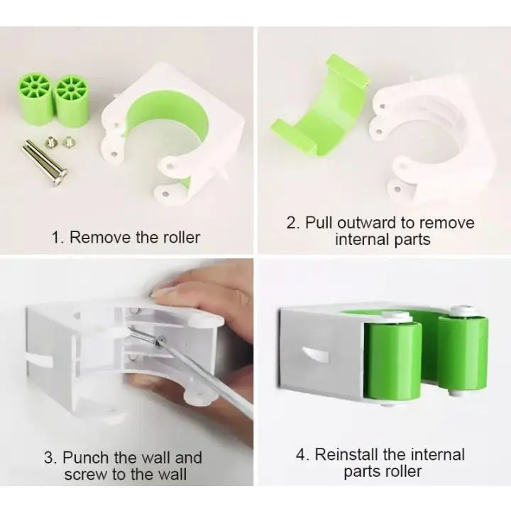 3 Pieces Wall Bike Holder – Space-Saving Storage for All Bikes