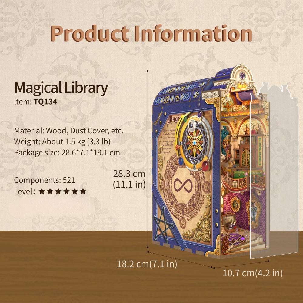 Magical Library DIY Book Nook Kit