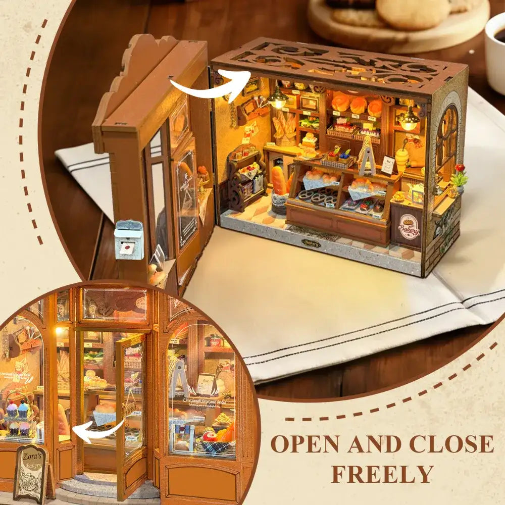 Zora’s Bakery DIY Mini House Kit l DIY Miniature Kit