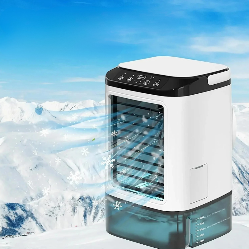 Portable Three-Stage Air Conditioner with Ultrasonic Technology