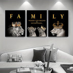 SavannaMajesty - Lion Family Artwork Set