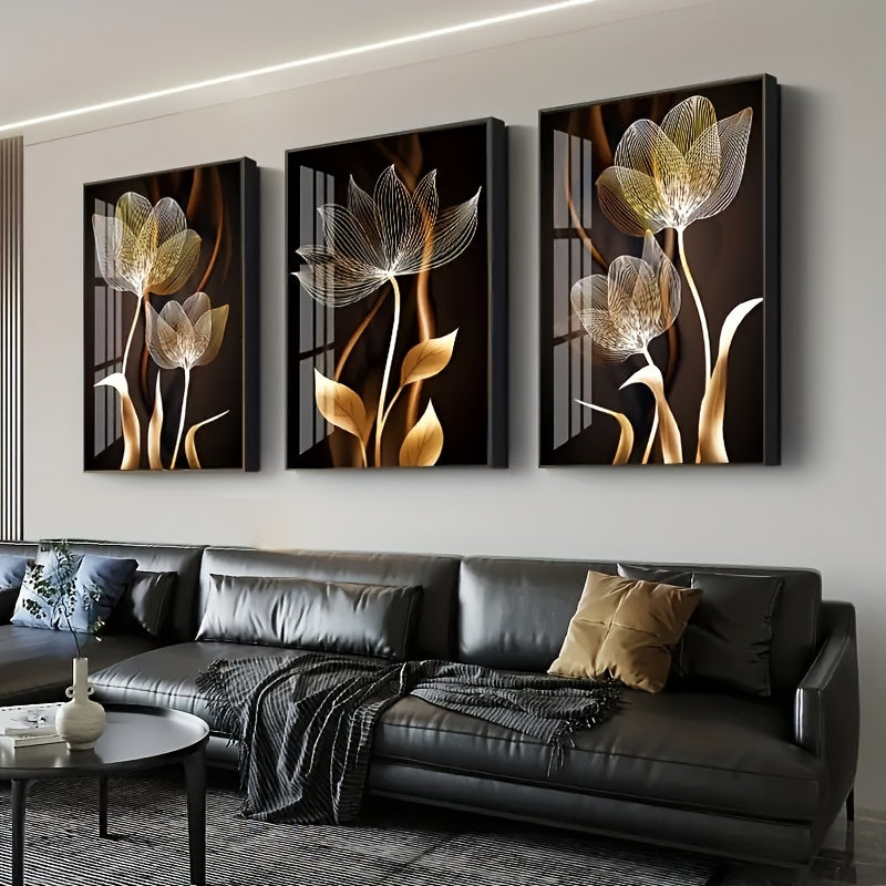 FloraDream - Luxe Canvas Flower Wall Hanging