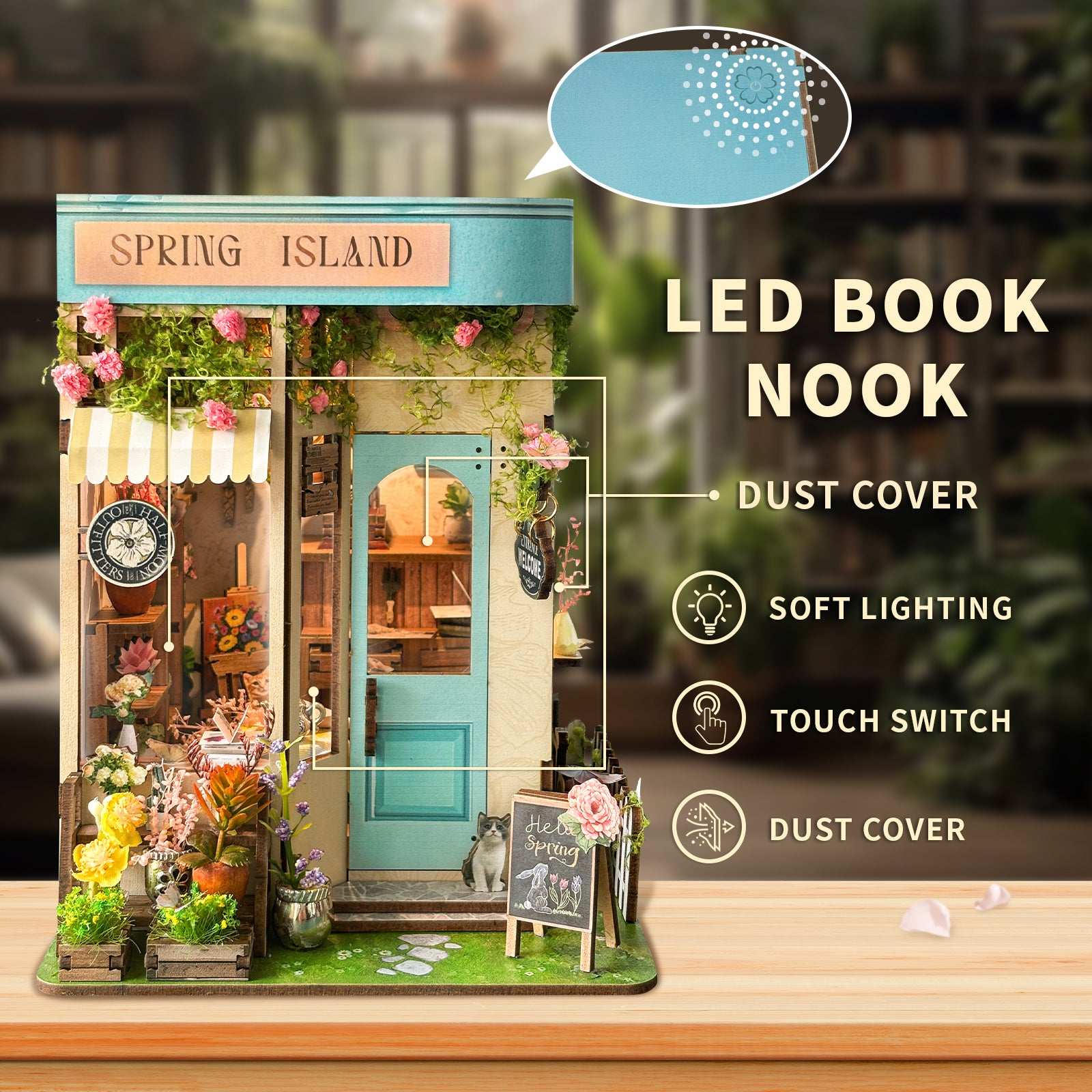 Spring Island DIY Book Nook Kit