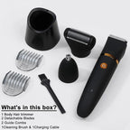 3-in-1 Electric Razor for Men – Precise Grooming in the Intimate & Body Area