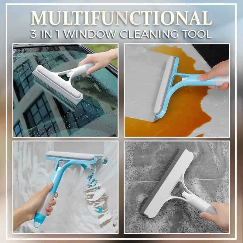 3-in-1 Window Cleaner with Spray Bottle