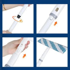3-in-1 Window Cleaner with Extension & Spray Function + 3 Cloths