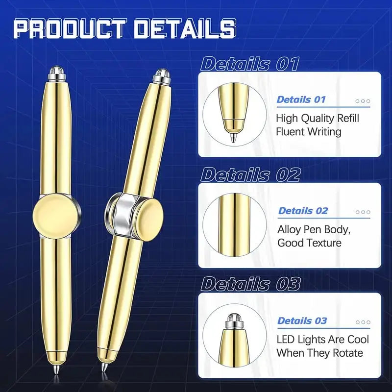 3-in-1 Fidget Pen for Stress Reduction