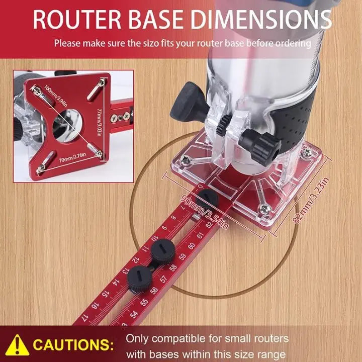 3-in-1 Router Holder – Precise Wood Routing & Drilling