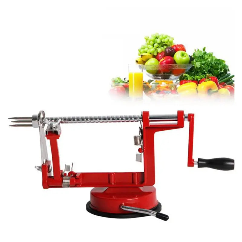 3-in-1 Hand Crank Peeler for Peeling, Coring and Slicing