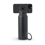 3-in-1 insulated cup with magnetic bottom and phone holder