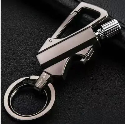 3-in-1 Outdoor windproof lighter with bottle opener for camping