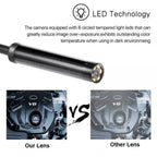 3-in-1 USB Endoscope Camera – Waterproof, Flexible with 6 LED Lights