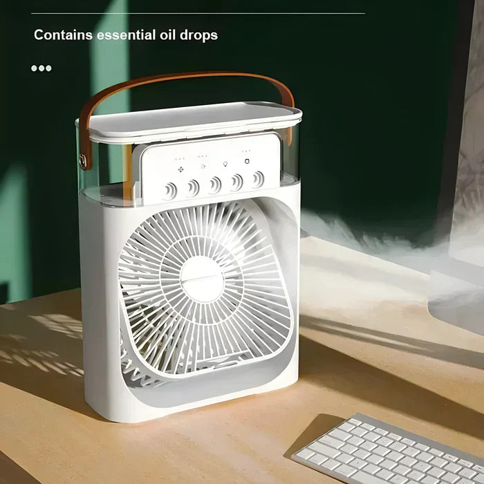 3-in-1 Fan with 7-Colour LED Light - BreezeMaster Pro