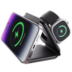 TriCharge Fold – 3-in-1 foldable wireless charging station