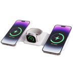 TriCharge Fold – 3-in-1 Foldable Wireless Charging Station