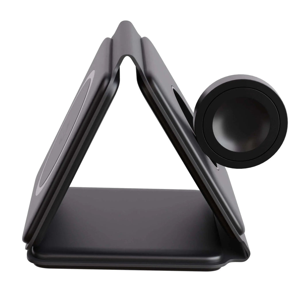 TriCharge Fold – 3-in-1 foldable wireless charging station