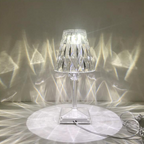CrystalGlow Touch lamp – Elegant Table Lamp with Touch Sensor and USB