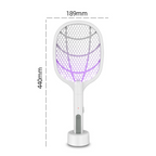 2-in-1 Electric Swatter & Night Mosquito Killing Lamp