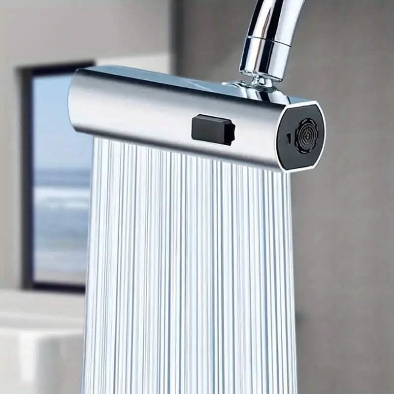 3-Mode Leak-Proof Sink Faucet Adapter - Durable Copper Construction for Kitchen and Bathroom