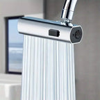 3-Mode Leak-Proof Sink Faucet Adapter - Durable Copper Construction for Kitchen and Bathroom
