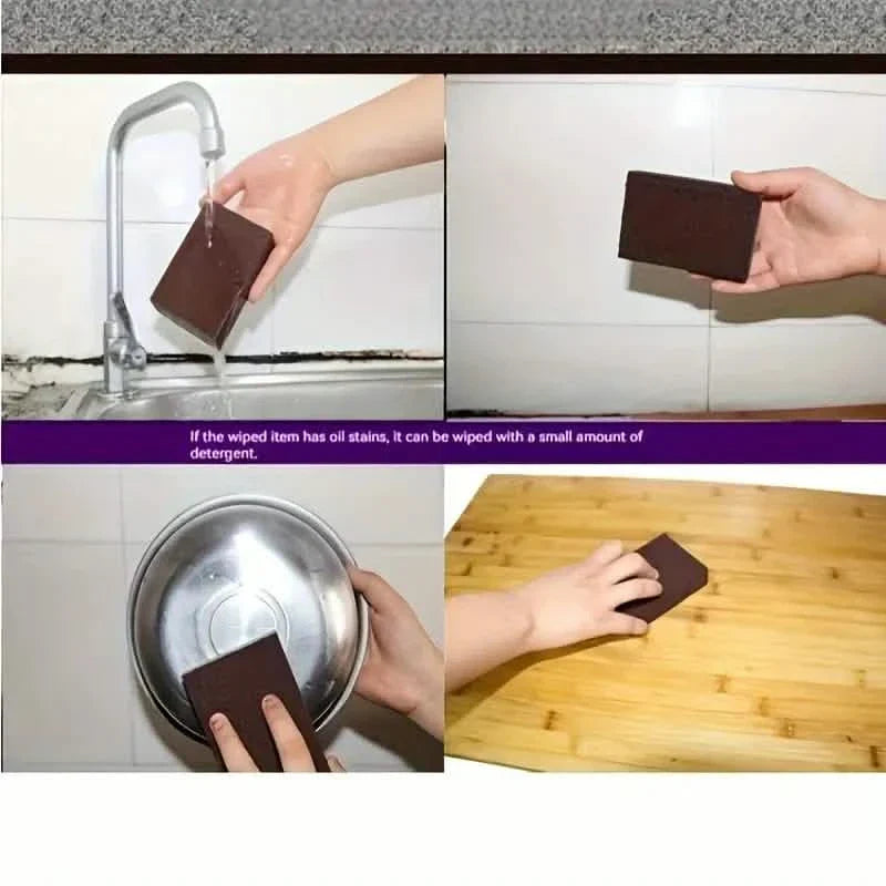 3-Pack: Emery Magic Wipe - Floor Cleaning Descaling Sponge