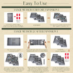 3-tier Smart Drawer Organizer – Makes optimal use of storage space