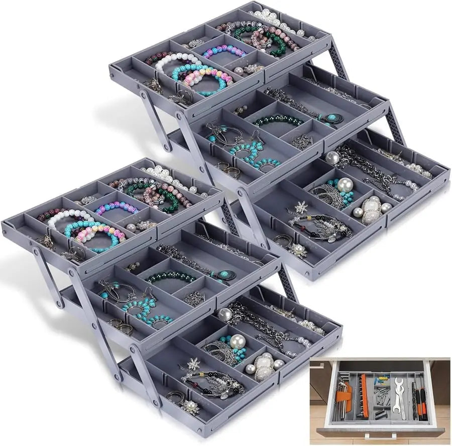 3-tier Smart Drawer Organizer – Makes optimal use of storage space