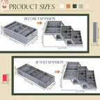 3-tier Smart Drawer Organizer – Makes optimal use of storage space