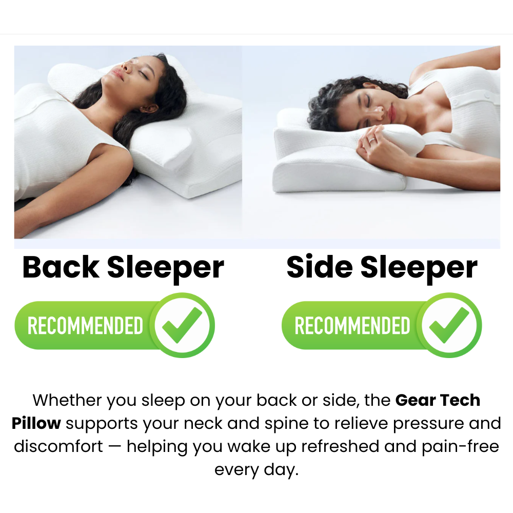 Memory Foam Pillow for Ultimate Comfort – Sleeping Pillow with Ergonomic Butterfly Design for Deep Rest & All-Night Support