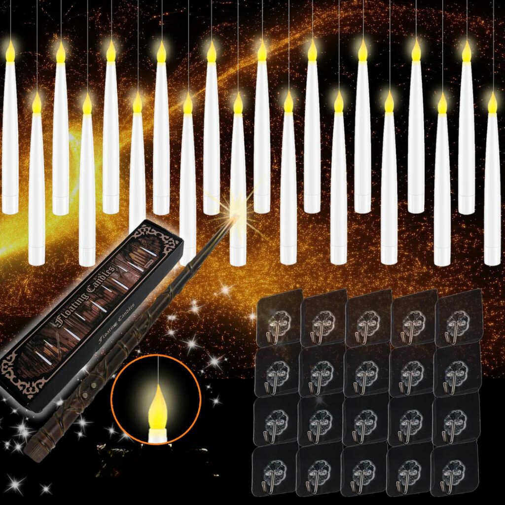 Floating LED Candles - MagicGlow - Inspired by Harry Potter - Create a Magical Atmosphere