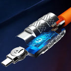 180° Anti-Break Fast Charge Data Cable (120W)