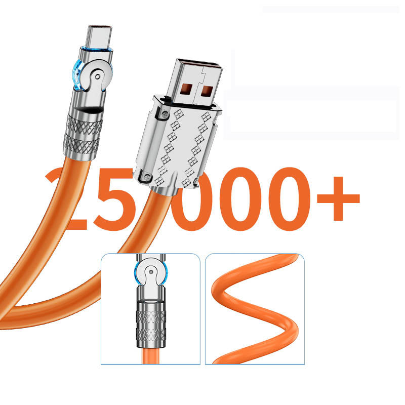 180° Anti-Break Fast Charge Data Cable (120W)