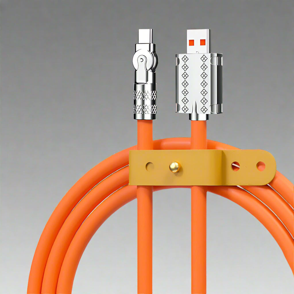 180° Anti-Break Fast Charge Data Cable (120W)