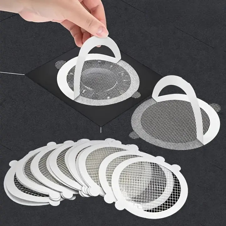30 Piece Disposable Drain Strainers – Effective Dirt and Hair Catchers