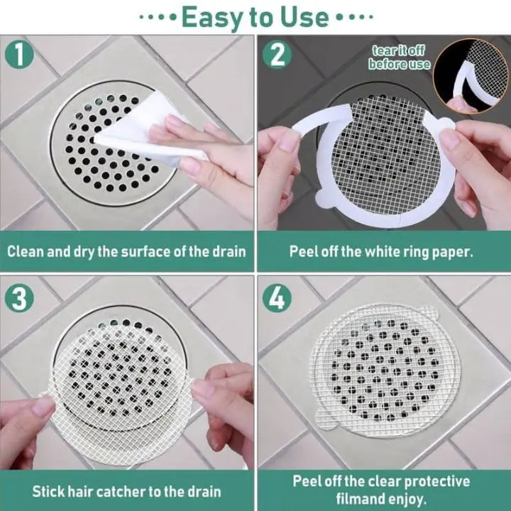 HairBlocker – No more drain hassle! (30 piece disposable drain stoppers)