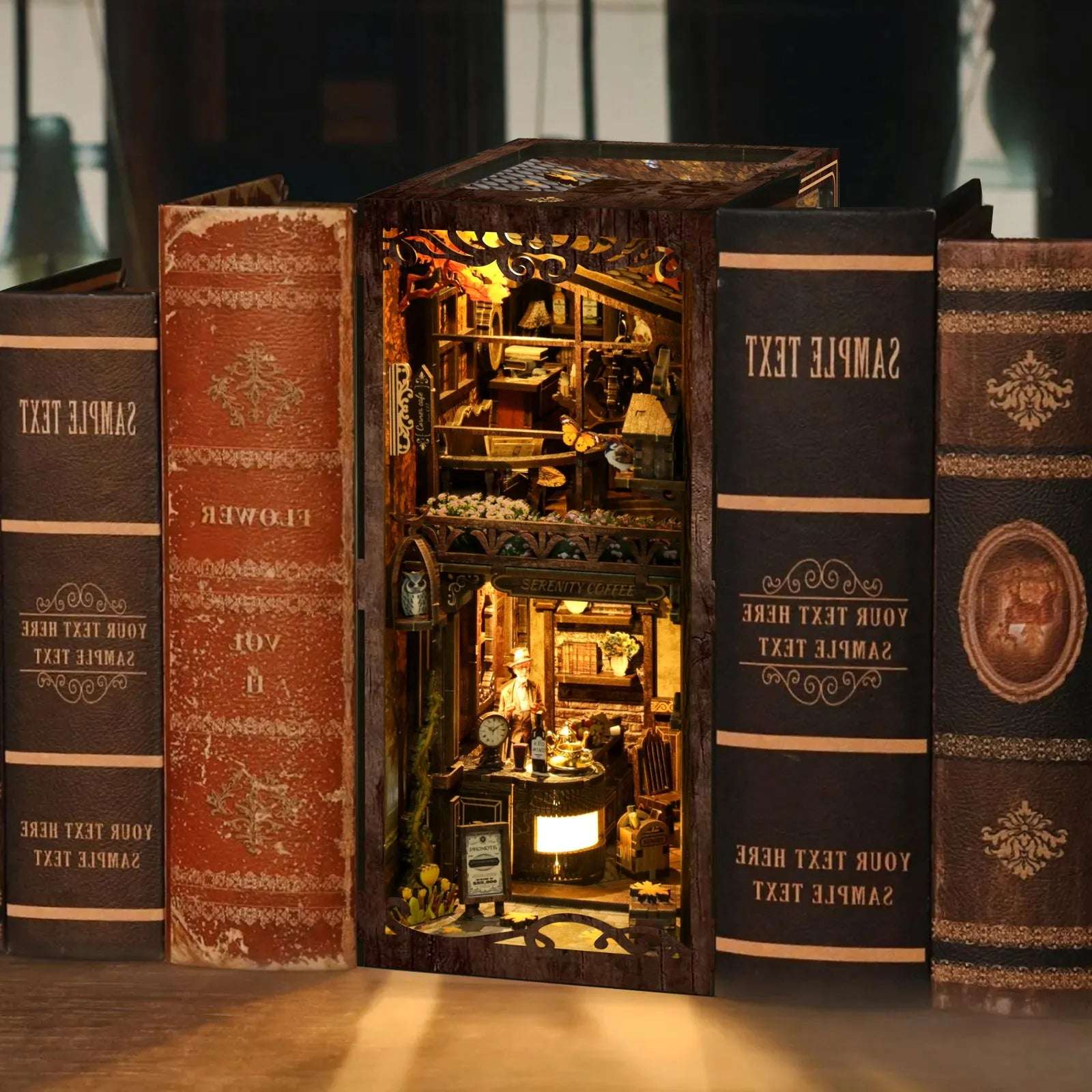 Serenity Coffee House DIY Book Nook Kit