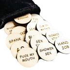 Wooden Cards Heart Round