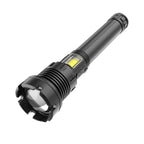 Tactical rechargeable laser LED flashlight
