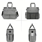 Backpack for dog owners with compartments & collapsible bowls