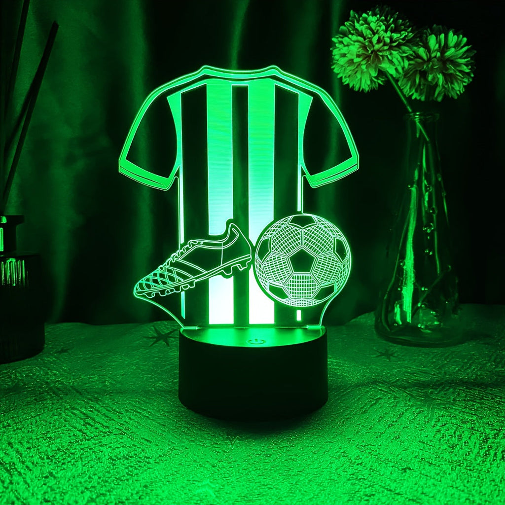 SportGlow Lamp - 3D LED Night Light for Football Fans