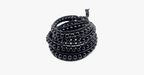 Black on black pearl bracelet